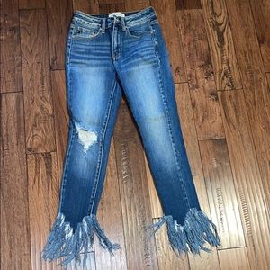 Distress jeans